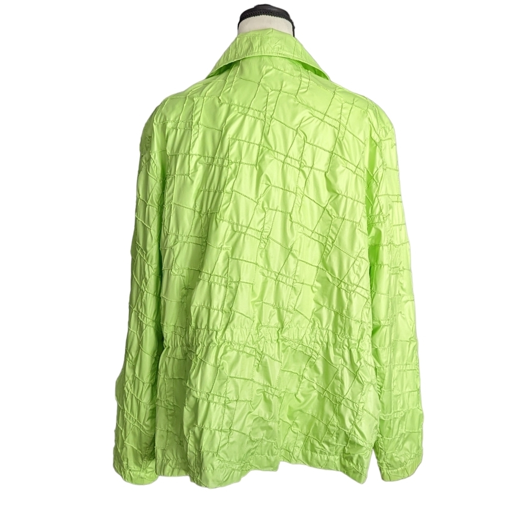 Chico's Zenergy Deena Deco Stitch Jacket Applemint - Picture 5 of 10